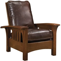 Bow Arm Morris Chair with Loose Cushion