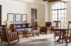 Bustle Back Bow Arm Morris Recliner