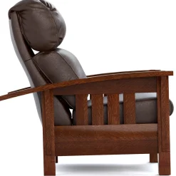 Bustle Back Bow Arm Morris Recliner