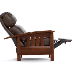 Bustle Back Bow Arm Morris Recliner