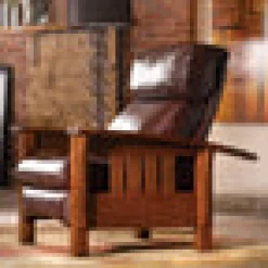 Bustle Back Bow Arm Morris Recliner