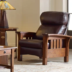 Bustle Back Bow Arm Morris Recliner