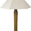 Corbel Base Table Lamp with Linen Shade
