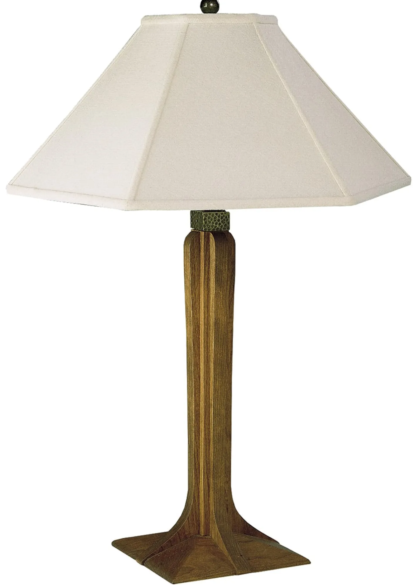 Corbel Base Table Lamp with Linen Shade
