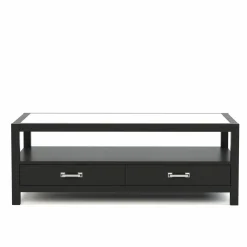 Dwyer Rectangular Cocktail Table, Glass Top