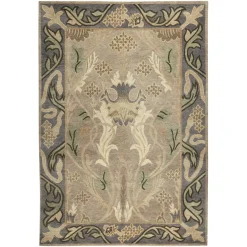 English Garden Rug - Silver