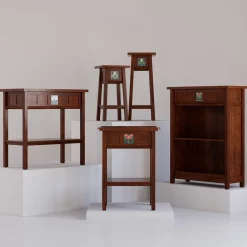 Floral Tile Bookcase