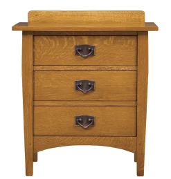 Harvey Ellis Three-Drawer Nightstand