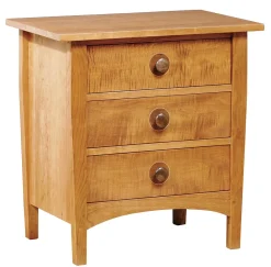 Harvey Ellis Three-Drawer Nightstand