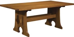 Keyhole Trestle Table