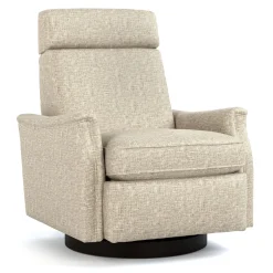 Laurel Saddle-Arm Swivel Recliner