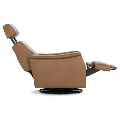 Laurel Saddle-Arm Swivel Recliner