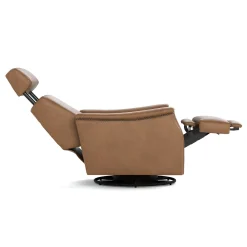 Laurel Saddle-Arm Swivel Recliner