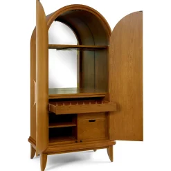 Martine Arced Bar Cabinet
