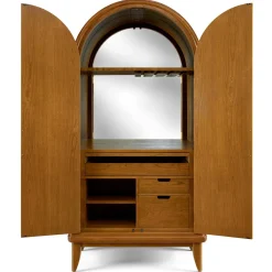 Martine Arced Bar Cabinet