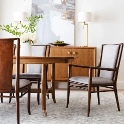 Martine Upholstered Back Arm Chair
