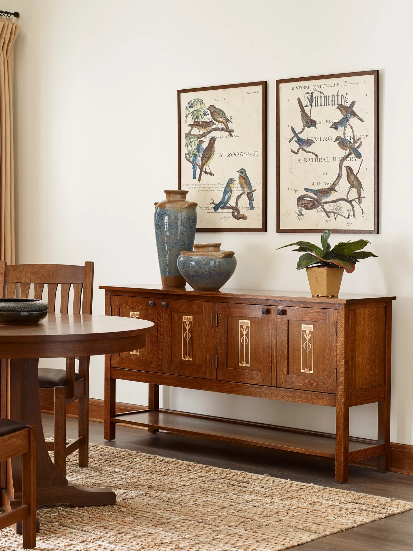 Meadowflower Four-Door Sideboard