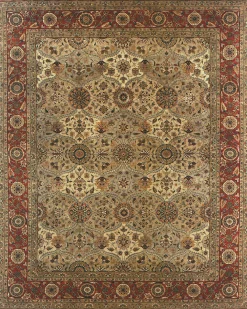 Mughal Lattice, Ivory Coral