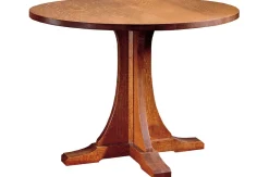 Round Pedestal Table, No Leaves