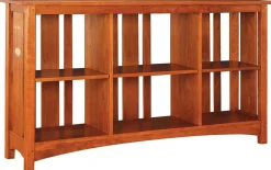 Slatted-Back Bookcase