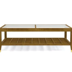Surrey Hills Glass-Top Cocktail Table