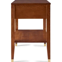 Surrey Hills Open Nightstand, Wood Top