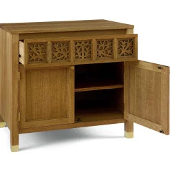 Surrey Hills Two-Door Nightstand, Wood Top