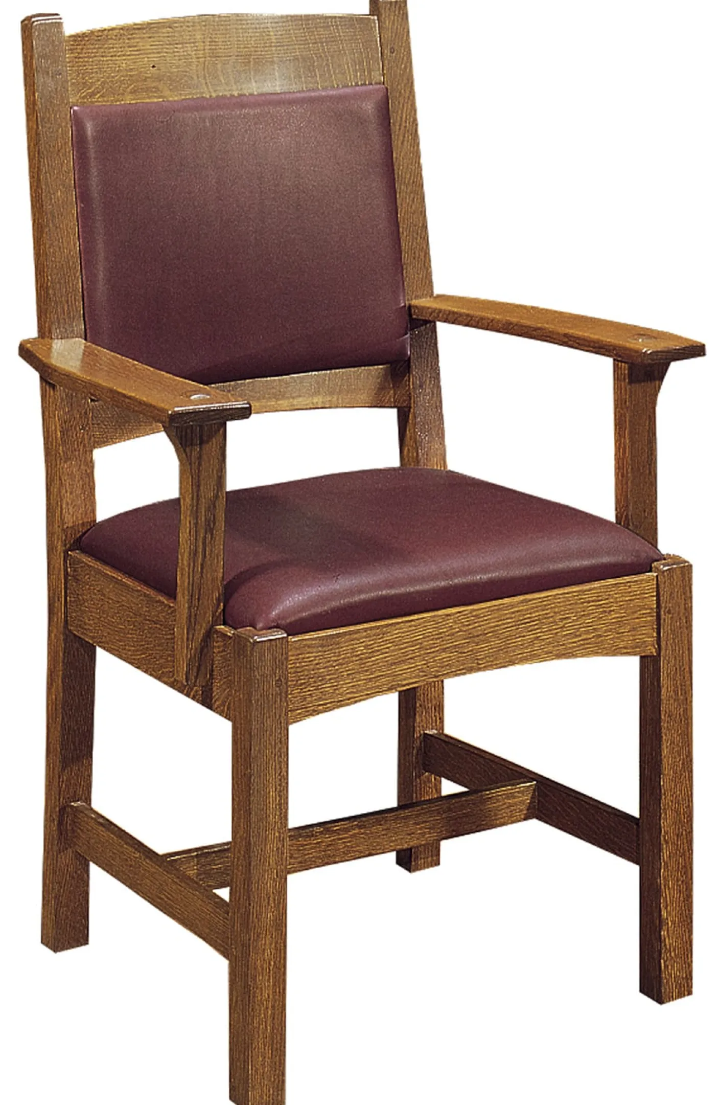 Upholstered Back Cottage Arm Chair