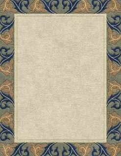 Voysey Border Rug