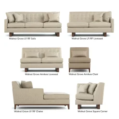 Walnut Grove Design-Your-Own L-Shaped Sectional