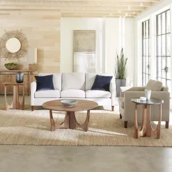 Walnut Grove Round Lamp Table