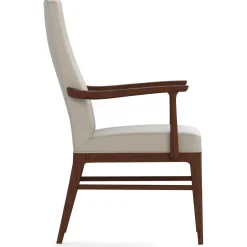 Walnut Grove Tall Upholstered Arm Chair